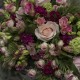 Bouquet de deuil pastel