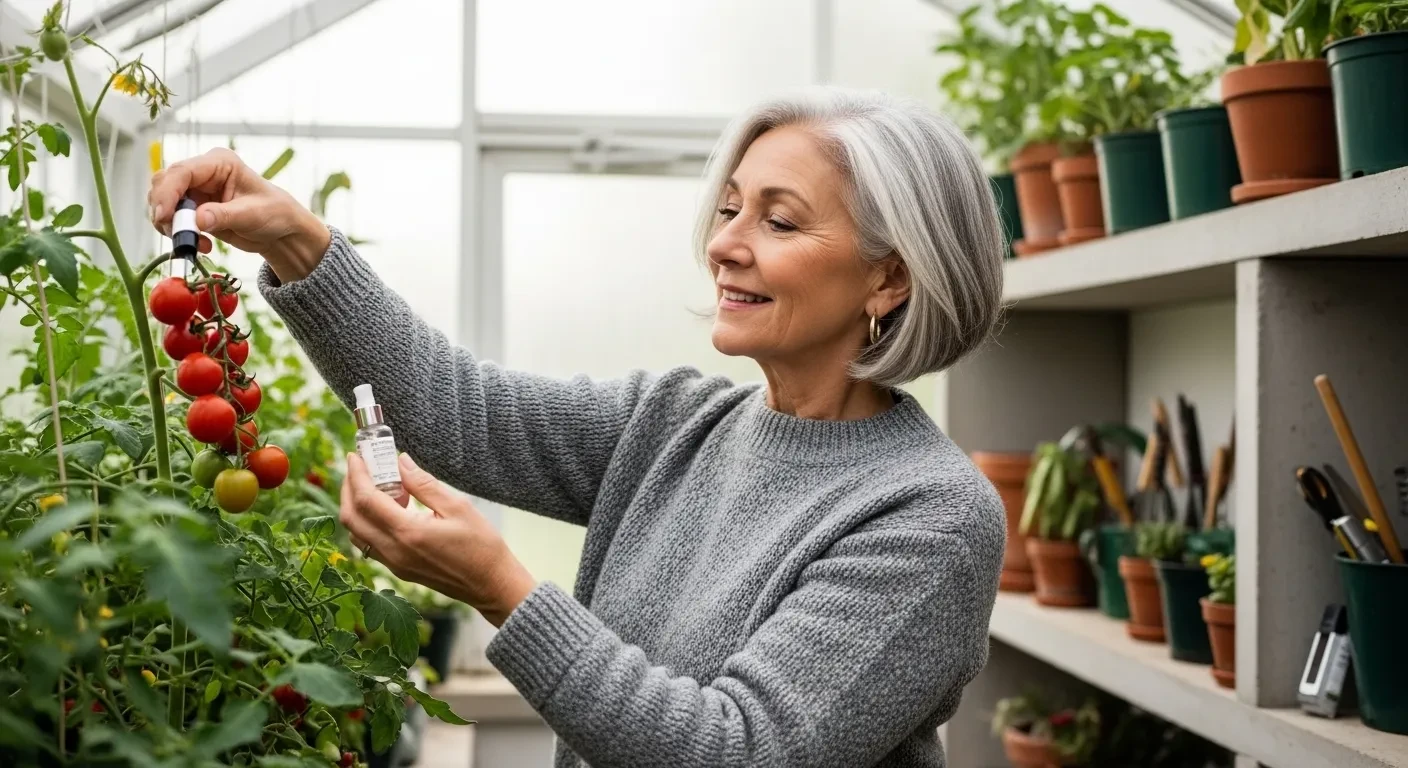 À 62 ans, elle récolte des tomates en décembre avec ce sérum de 12€