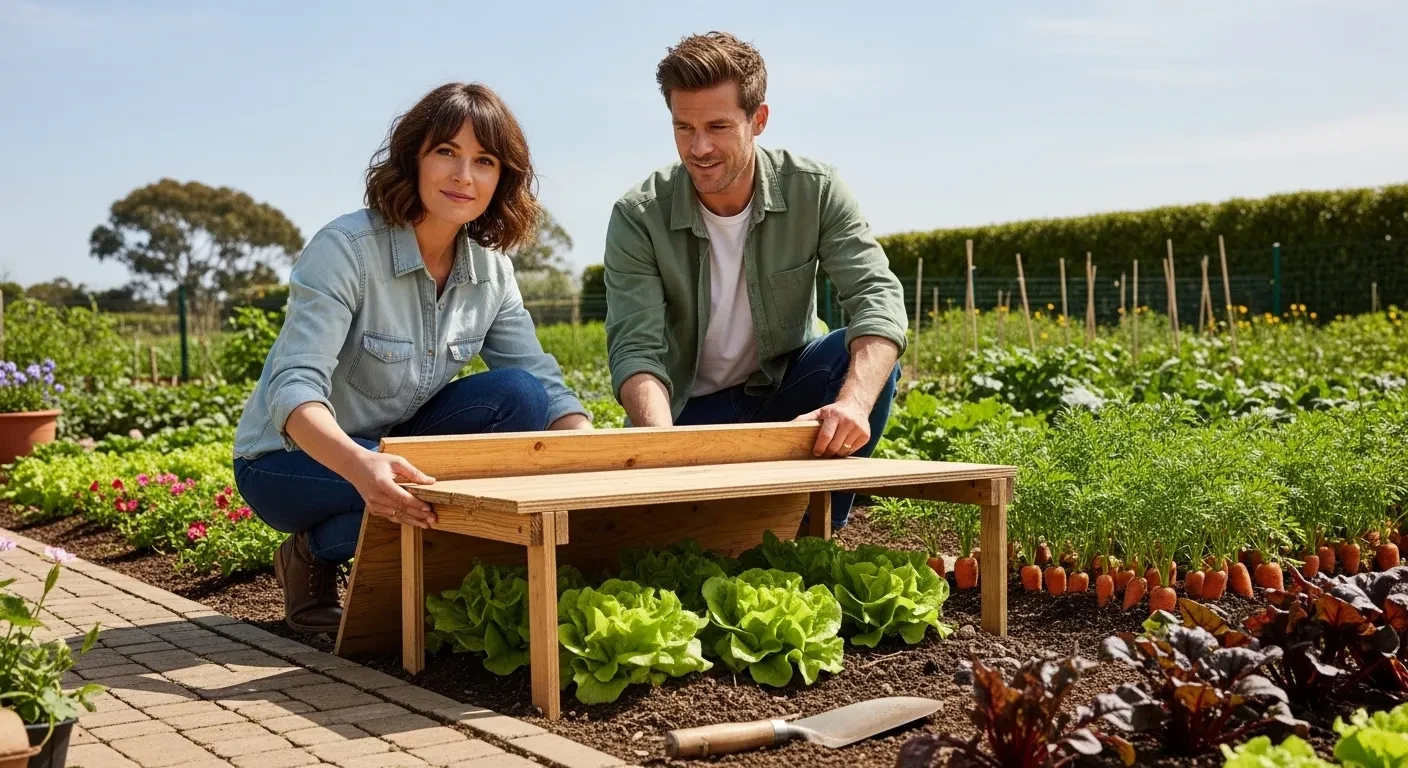 Oubliez les serres : cette planche de bois protège vos légumes pour 12€