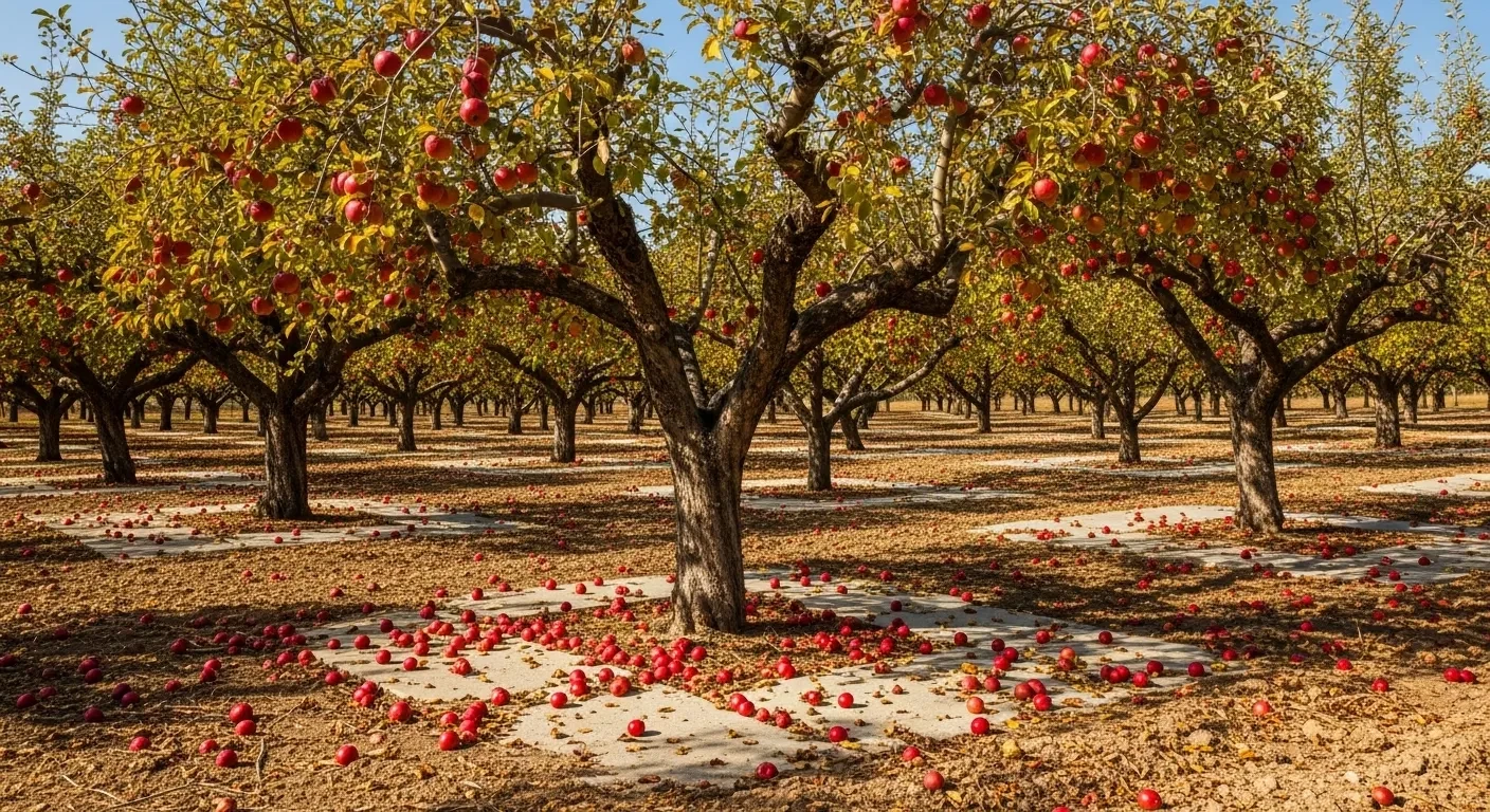 En octobre ces 8 pommiers anciens produisent sans pesticides même en sol pauvre