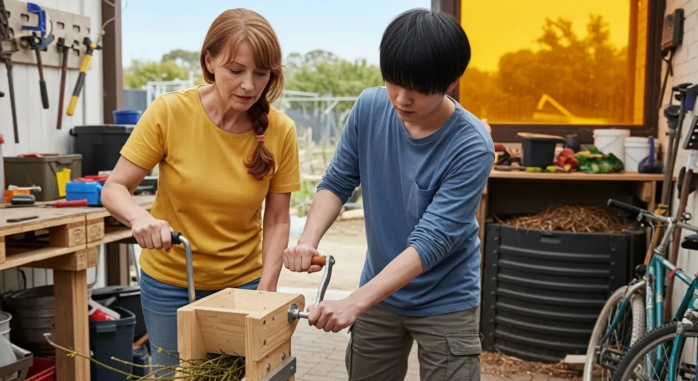 Fabriquez un broyeur manuel pour 50€ : ce protocole en 5 étapes transforme vos branches en compost fertile