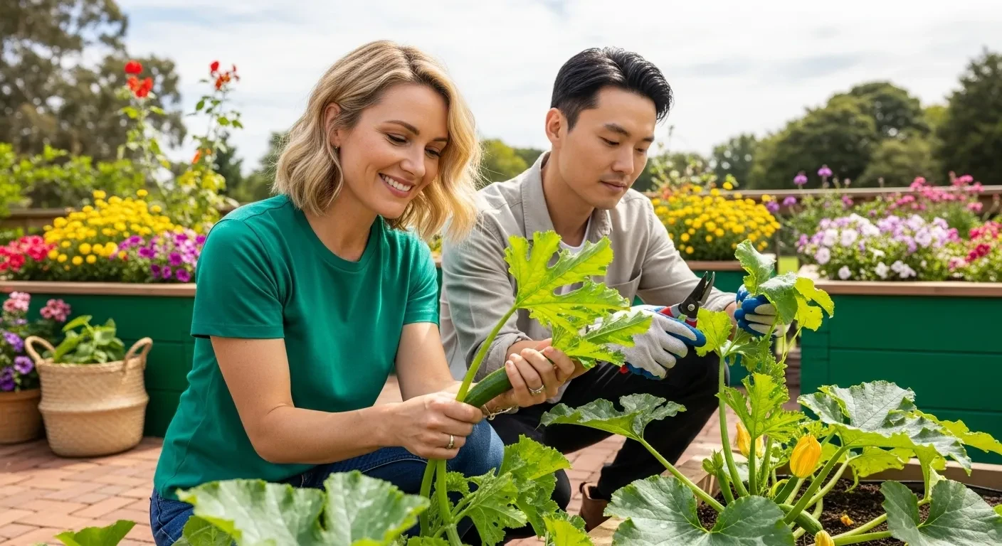 En juin, ce geste de 3 minutes prolonge vos courgettes jusqu&rsquo;en octobre