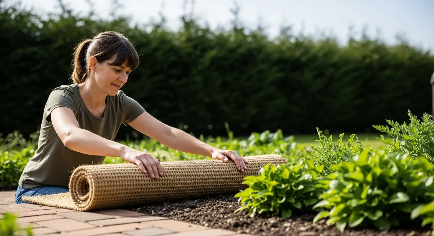 Ni paille ni geotextile : ce textile naturel protège votre sol tout l&rsquo;hiver