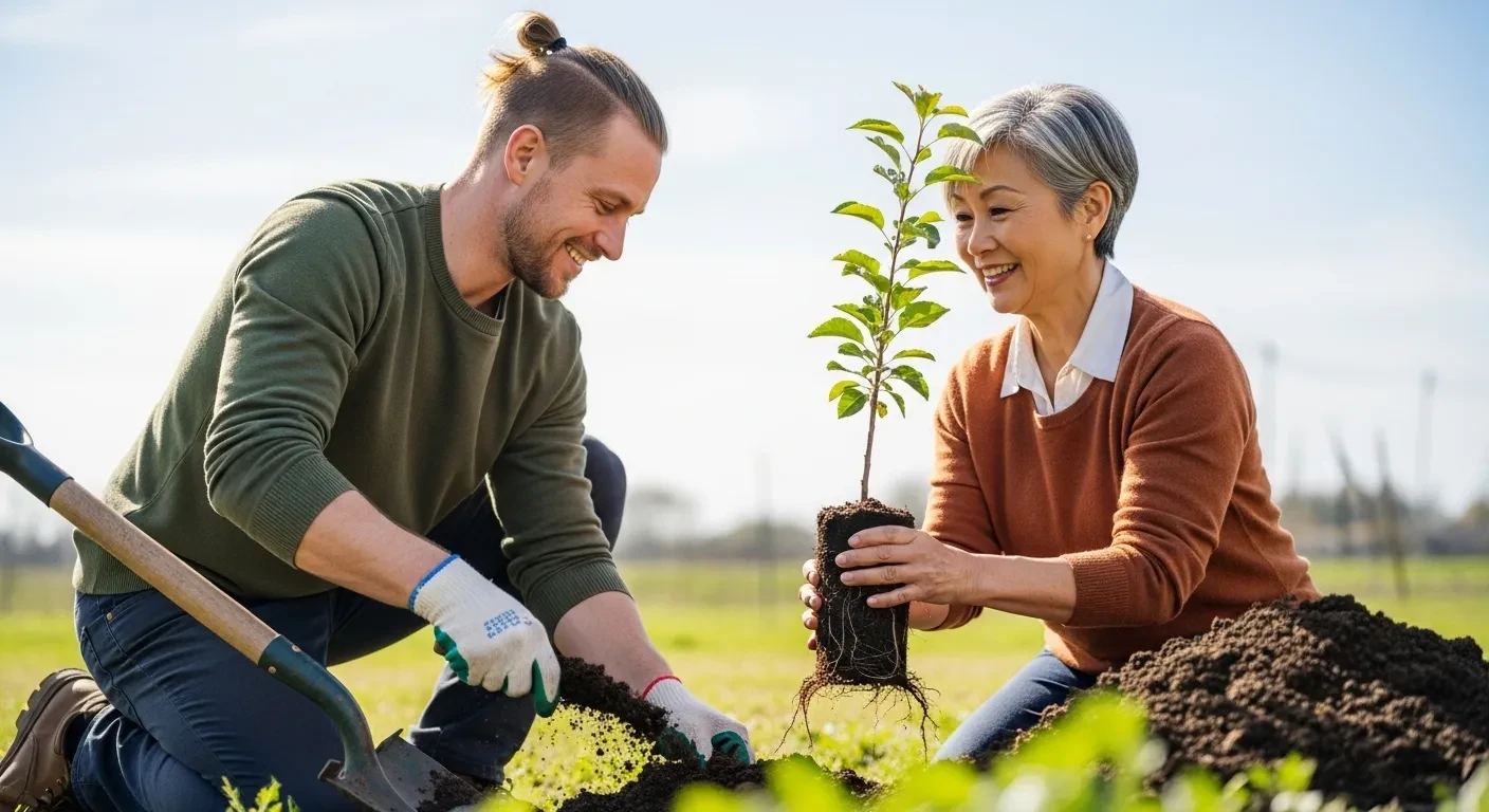 Octobre : plantez ces pommiers résistants pour 28€, ils produisent en 2 ans