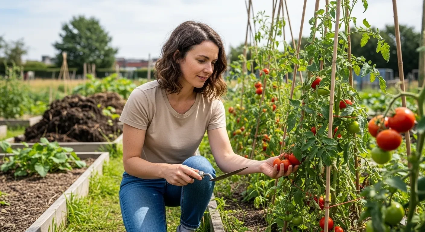 Oubliez les tuteurs : laissez vos tomates au sol pour 50% de récolte en plus