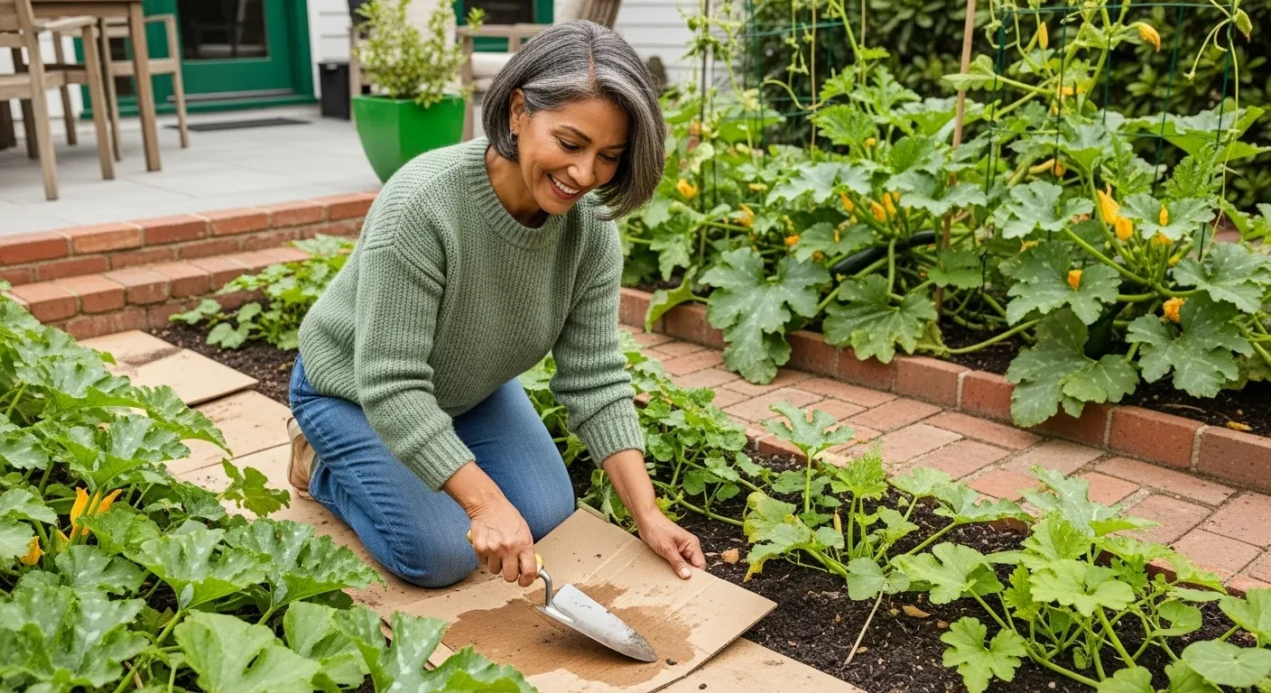 À 62 ans, elle triple sa récolte de courgettes avec un carton mouillé
